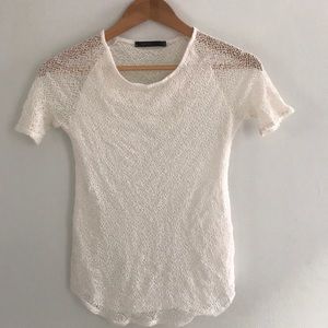 twenty sheer back top